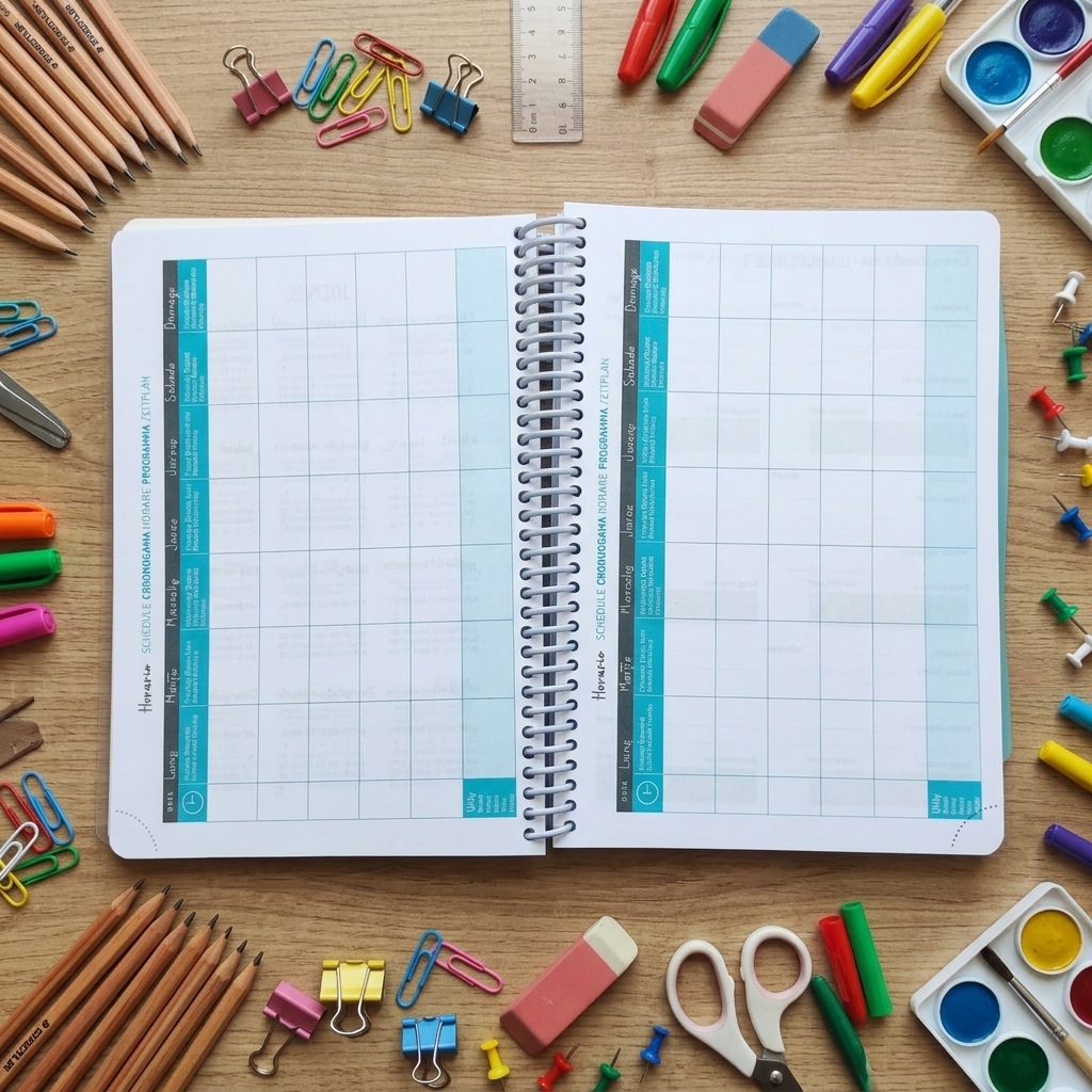Agenda escolar con anillas personalizada A5 2026-2027 - Imagen 4