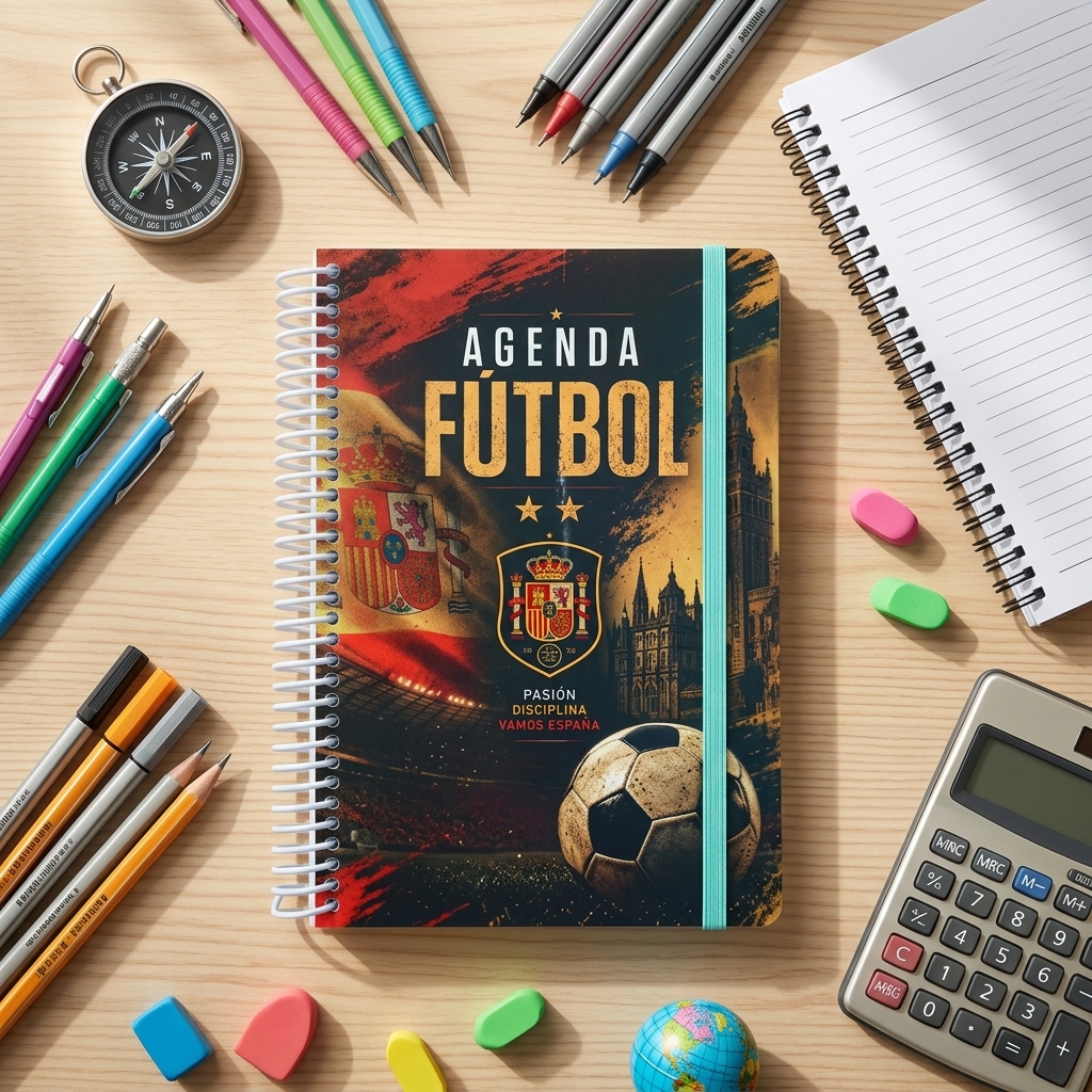 Agenda escolar con anillas personalizada A5 2026-2027