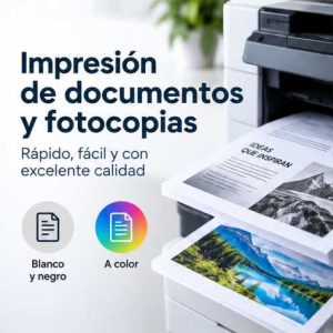 Impresión de documentos - fotocopias