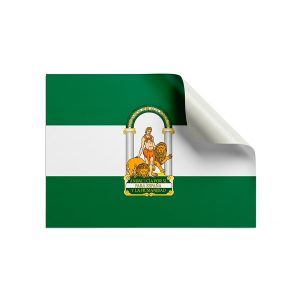 Pack 2 pegatinas bandera Andalucía