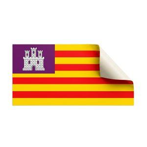 Pack 2 pegatinas bandera Baleares