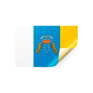Pack 2 pegatinas bandera Islas Canarias