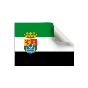 Pack 2 pegatinas bandera Extremadura