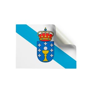 Pack 2 pegatinas bandera Galicia
