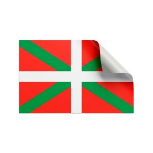 Pack 2 pegatinas bandera País Vasco