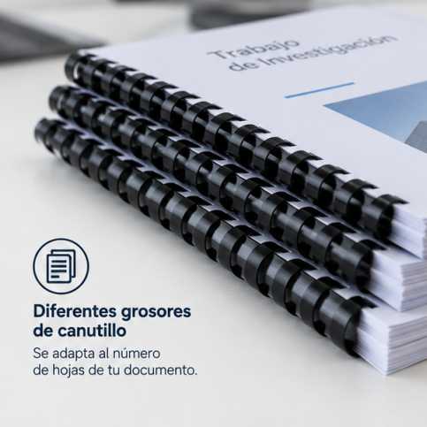 Encuadernación con canutillo A4 - Imagen 2