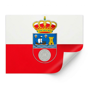 Pack 2 pegatinas bandera Cantabria