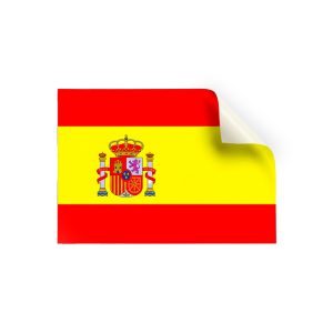 Pack 2 pegatinas bandera España