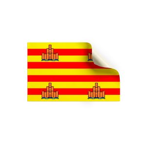 Pack 2 pegatinas bandera Ibiza