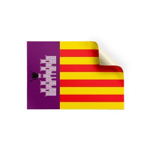 Pack 2 pegatinas bandera Mallorca