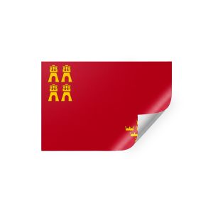 Pack 2 pegatinas bandera Murcia