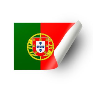 Pack 2 pegatinas bandera Portugal